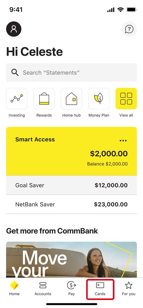 Manage And Control Your Credit Card Commbank