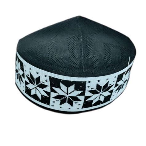 Black Base Cotton Patta Jali Muslim Cap At Rs Piece In Ajmer Id