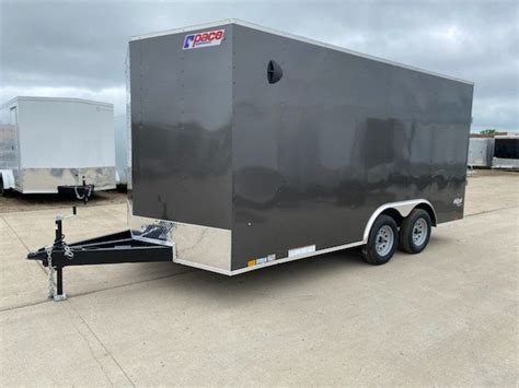 New Pace American Ob X Outback Dlx V Nose Enclosed Cargo