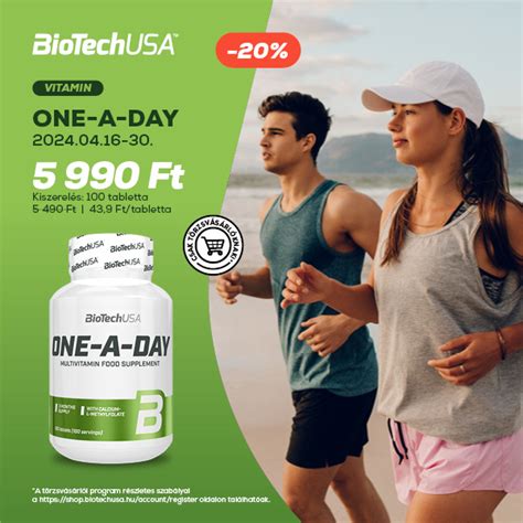 BioTechUSA: One-A-Day Vitamin akció - Miskolc Plaza