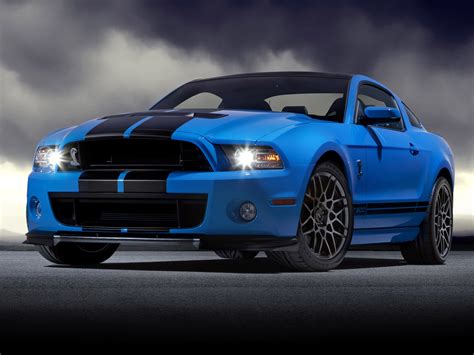 Fonds d écran Ford Mustang Shelby GT500 bleu supercar 1920x1440 HD image