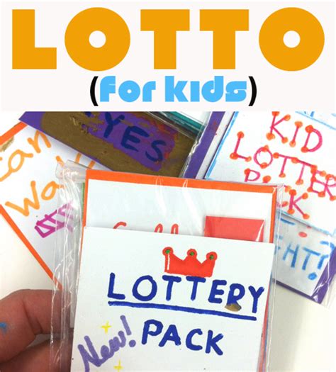 Lottery Tickets For Kids Meri Cherry