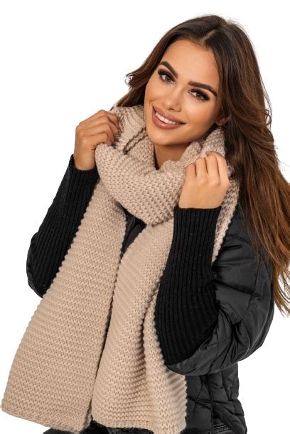 Du Y Szal Gruby Splot Nude Polski Oficjalne Archiwum Allegro