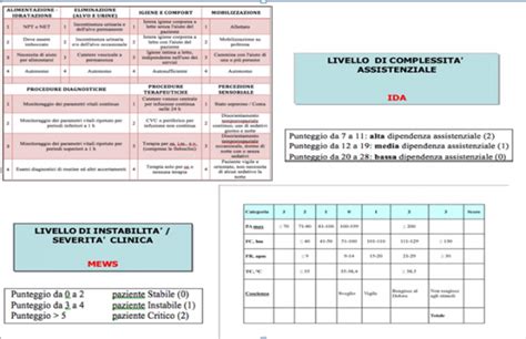 Intensit Di Cura Scala Ida Infermieritalia