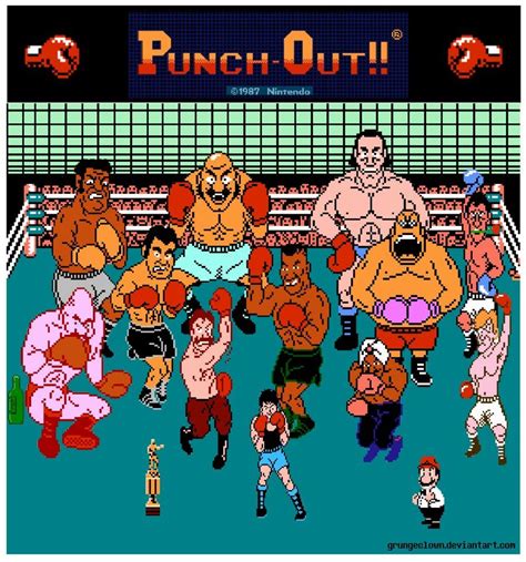 The Awesome Cast Of Mike Tyson S Punch Out Classic Video Games