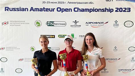 Alisa Khokhlova Runner Up At The Russian Amateur Open Championship Barcelona Golf Academy