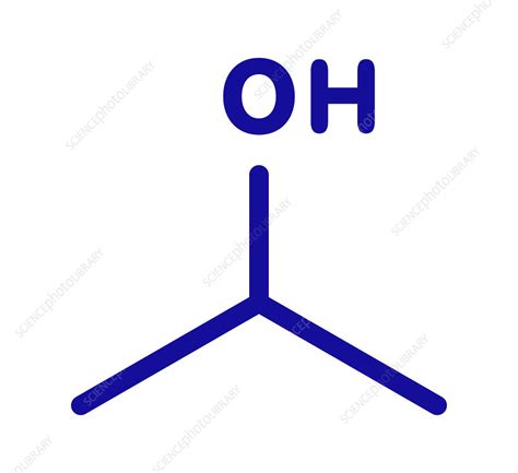 Isopropylalcohol Molecule Stock Image C0457651 Science Photo Library