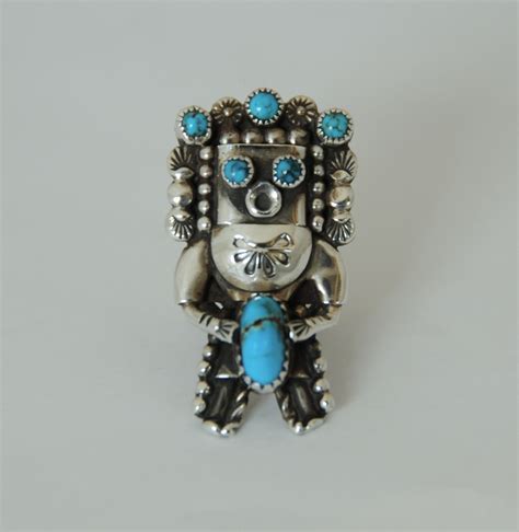 Jerry Roan Navajo Kachina Ring Native American Jewelry Jewelry Art