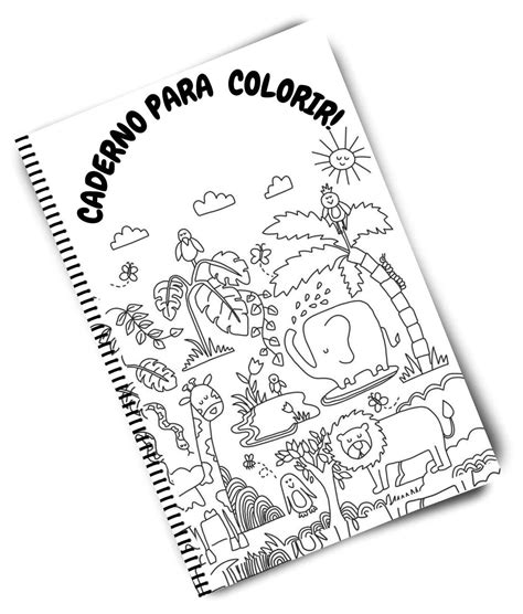 Caderno De Desenho Para Colorir Pdf