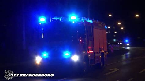 N Chtlicher Einsatz Lspur Hlf Elw Und Vrw Der Ff L Bben Auf