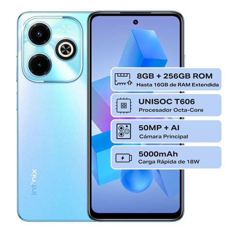 Celular 256gb 8 Ram - exito.com | Celular INFINIX HOT 40i 256 GB 8 GB RAM Azul