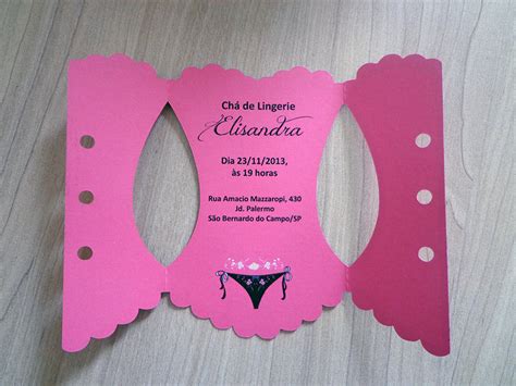 Chá de lingerie preciso de ajuda para o convite