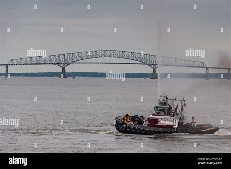 Remembering the Francis Scott Key Bridge, Baltimore Maryland USA Stock ...