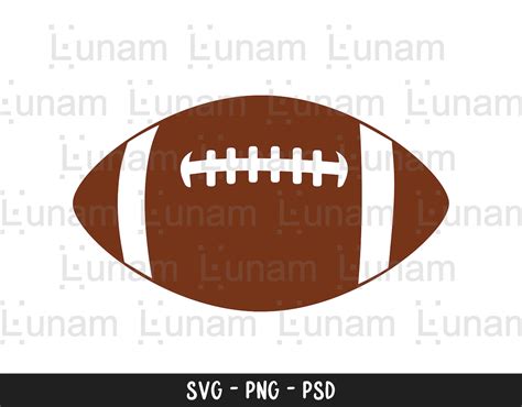 Football SVG, Football Silhouette, Football PNG, Football Cut Files ...