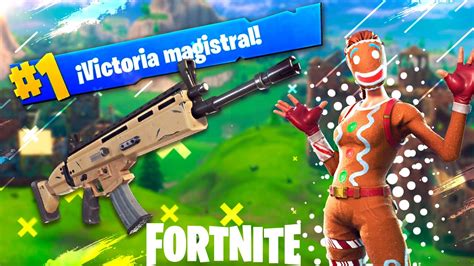 Ganando Solo A Fusil Fortnite Youtube