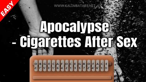 Cigarettes After Sex Apocalypse Kalimba Tabs Letter Number Notes Tutorial KalimbaTabs Net