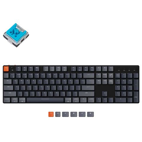 Keychron K Se Rgb Backlight Low Profile Keychron Optical Hot Swappable Blue Switch