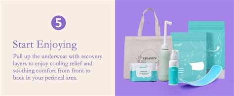 Grownsy Postpartum Essentials Recovery Kit For Labor