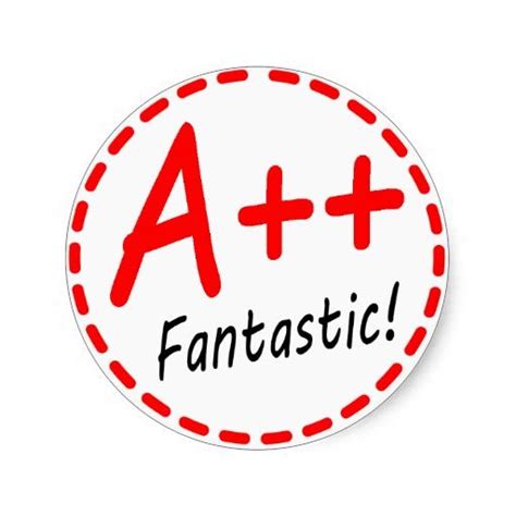 Grade A Plus Plusfantastic Sticker Zazzle School Invitation