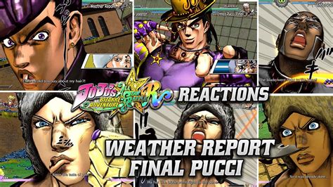 Weather Report Final Pucci S Reactions Jojo S Bizarre Adventure