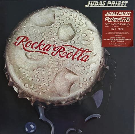 Judas Priest Rocka Rolla Vinyl Clear With Red Silver Splatter 180g Remixed Gatefold