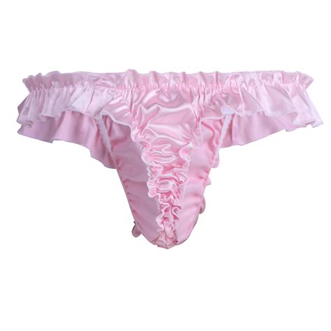 Sexy Sissy Men Ruffle Lingerie Briefs Panties Bikini Thong Crossdress Underwear EBay