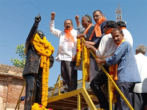 Ambedkar Jayanti Celebrations In Patan City And District Political