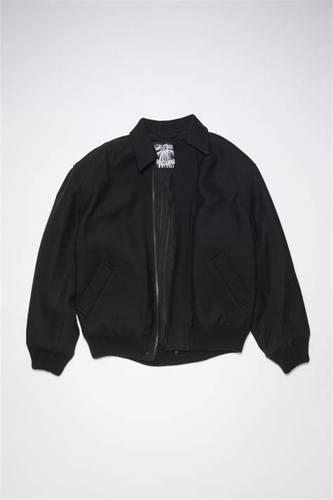 Acne Studios Bomber Jacket In Black | ModeSens