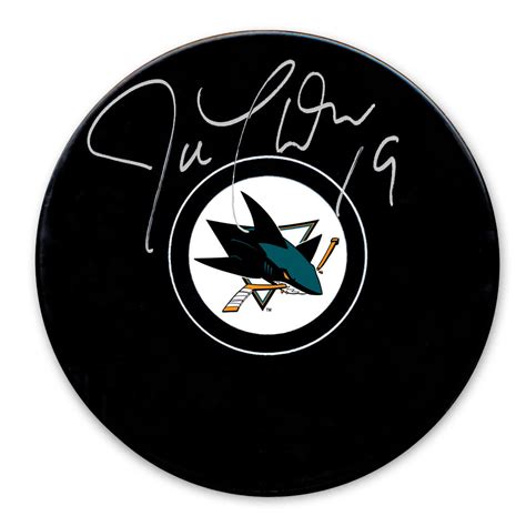 Joe Thornton San Jose Sharks Autographed Puck Nhl Auctions