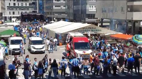 Las peñas deportivistas celebran su día en Riazor