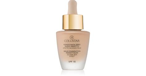 Collistar Serum Foundation Perfect Nude aufhellendes Make up für einen natürlichen Look LSF 15
