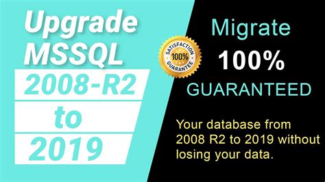 Upgrade Sql Server 2008 R2 Database To 2019 Mdf File Db Detach And