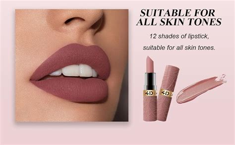 Matte Lippenstift Set 6 Pcs Mit Nude Rose Kaffee Brauntöne Wasserdicht Langanhaltende