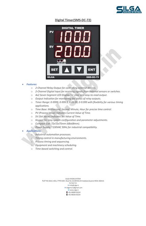 Digital Timer At Rs 1500 Piece Multipurpose Timer In Ahmedabad ID