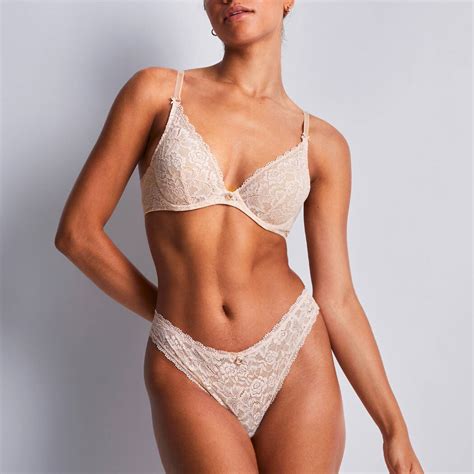 Aubade Pieces Lingerie Set Rosessence Care Nude D Et