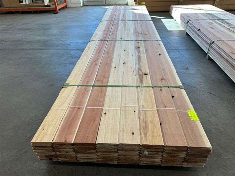 Redwood Tandg Paneling 1x6x16 Lambrecht Auction Inc