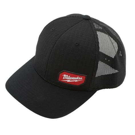 Milwaukee Trucker Hat Work Gear Gridiron Ripstop Polyester Adjustable