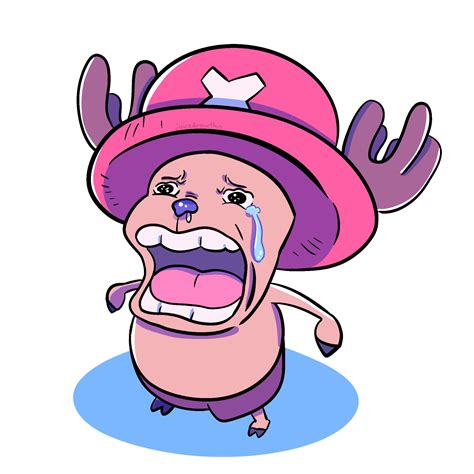 Crying Chopper Sticker | One Piece - Etsy