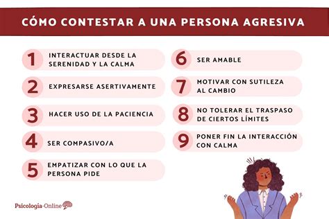 Cómo Contestar A Una Persona Agresiva 9 Consejos