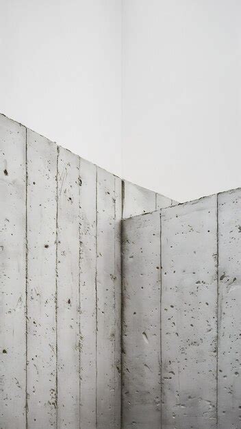 Plastered Concrete Wall White Background Premium AI Generated Image