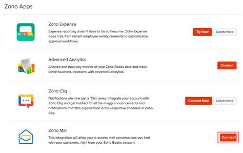 Zoho Books Zoho Mail Integration User Guide Zoho Books