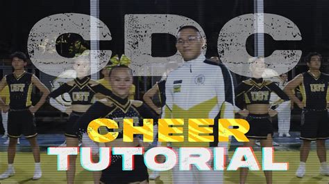 Uaap Season 85 Cdc Cheer Tutorial Youtube