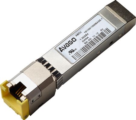 Трансивер Avago SFP 1000BASE-T Full-Duplex, Pluggable SFP Module, up to ...