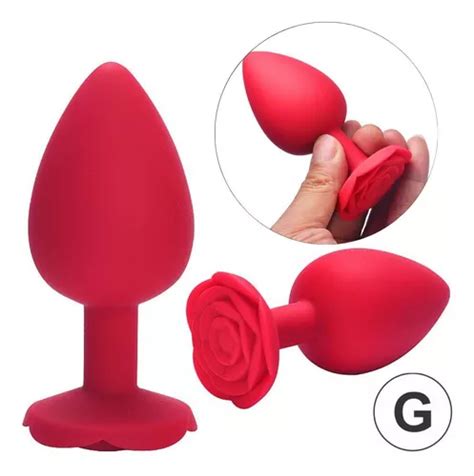 Tap N Anal Grande De Silicona Rosa En Forma Roja Mercadolibre