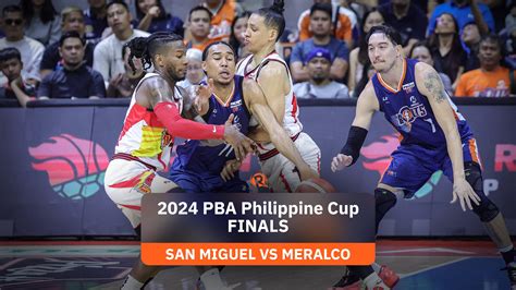 San Miguel Vs Meralco Pba Philippine Cup Finals Game Philippines