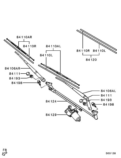 A Arm Assy Windshield Wiper Mitsubishi Yoshiparts