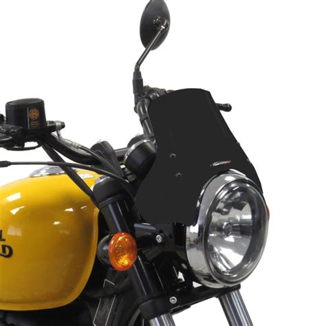 Powerbronze Low Naked Low Frosted Stealth Grey Screen Royal Enfield