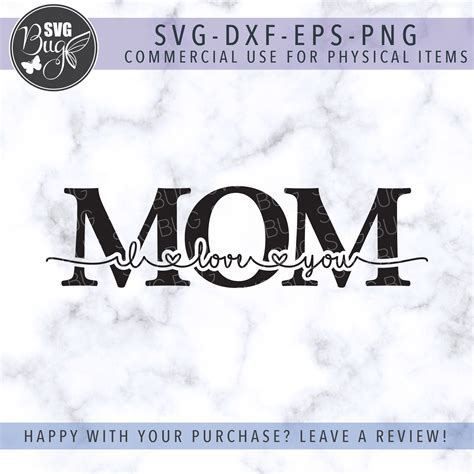 Mom I Love You Svg 883 Svg Png Eps Dxf File