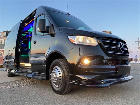 Hire Black Mercedes Sprinter Bravo Limo Services