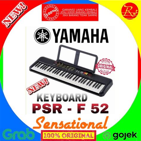 Jual Keyboard Yamaha NEW PSR F 52 PSR F52 Garansi Original Yamaha Di